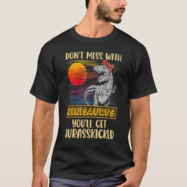 Camiseta Nini Rex Dinosaurs Mommy Saurus (Anverso)