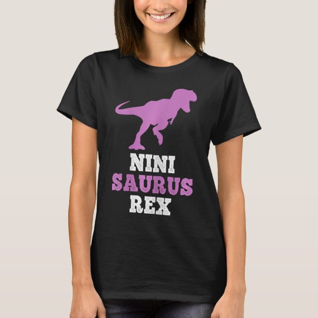 Camiseta Nini-saurus Rex Dino Dinosaurio Ninisaurus Diverti (Anverso)