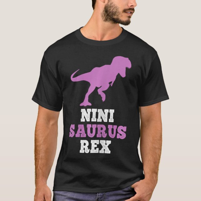 Camiseta Nini-saurus Rex Dino Dinosaurio Ninisaurus Diverti (Anverso)
