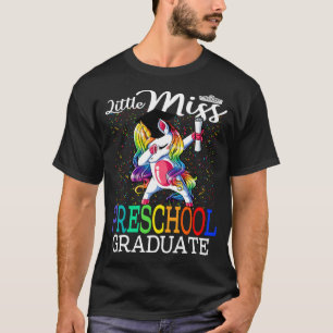 Camiseta Niñita graduada de preescolar Unicornio