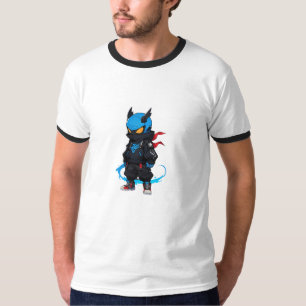 Camiseta Ninja azul