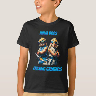Camiseta Ninja Bros Persiguiendo la Grandeza Juvenil