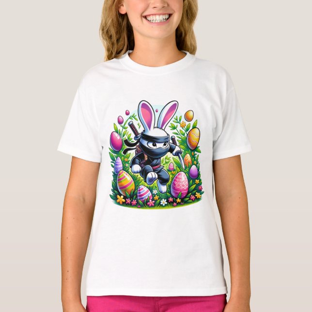Camiseta Ninja Bunny Easter Adventure (Anverso)