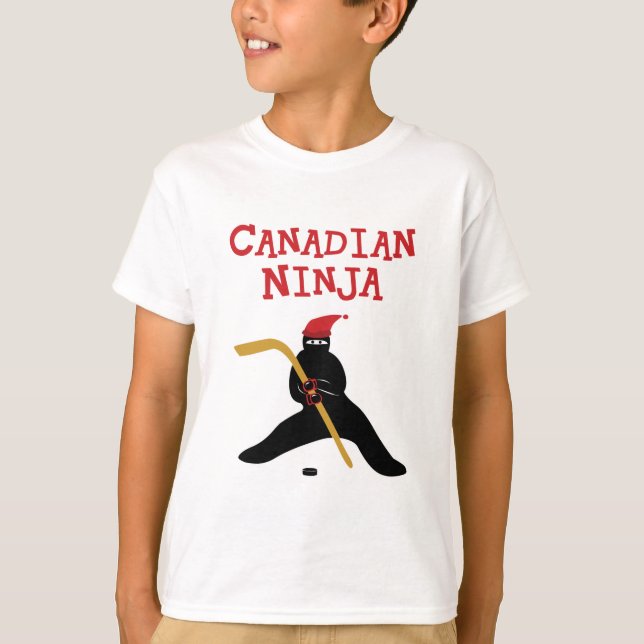 Camiseta Ninja canadiense (Anverso)