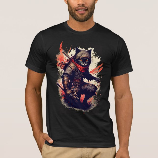 Camiseta Ninja Cat Hero (Anverso)