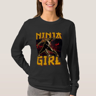 Camiseta Ninja Chica Warrior Funny