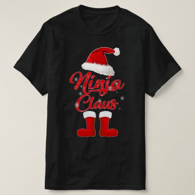 Camiseta ninja claus (Diseño del anverso)