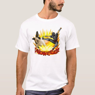 Camiseta Ninja contra conejito
