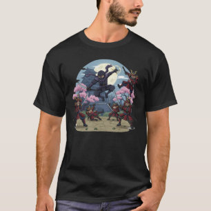 Camiseta Ninja contra Samurái