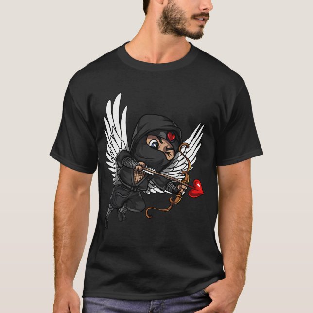 Camiseta Ninja Cupido Samurái (Anverso)