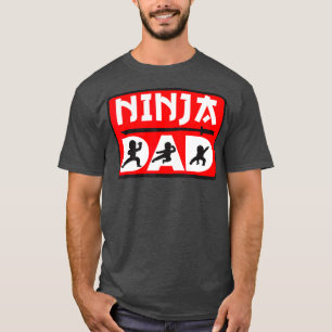 Camiseta Ninja Dad Familia Matanza Ninja Warrior Funny