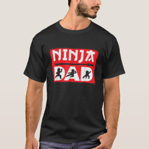 Camiseta Ninja Dad Familia Matanza Ninja Warrior Funny Gift