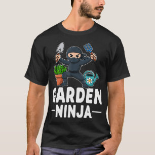 Camiseta Ninja de Jardín Amante de Plantas y Jardinero Dive