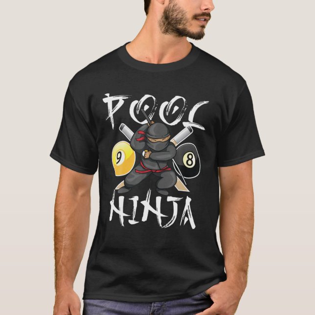 Camiseta Ninja de la piscina divertida | Chica Cute Pocket  (Anverso)