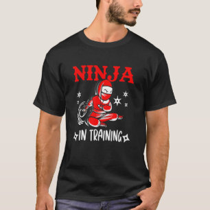 Camiseta Ninja En Entrenamiento Para Niños Shinobi Karate