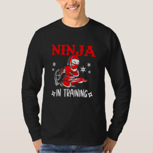 Camiseta Ninja En Entrenamiento Para Niños Shinobi Karate