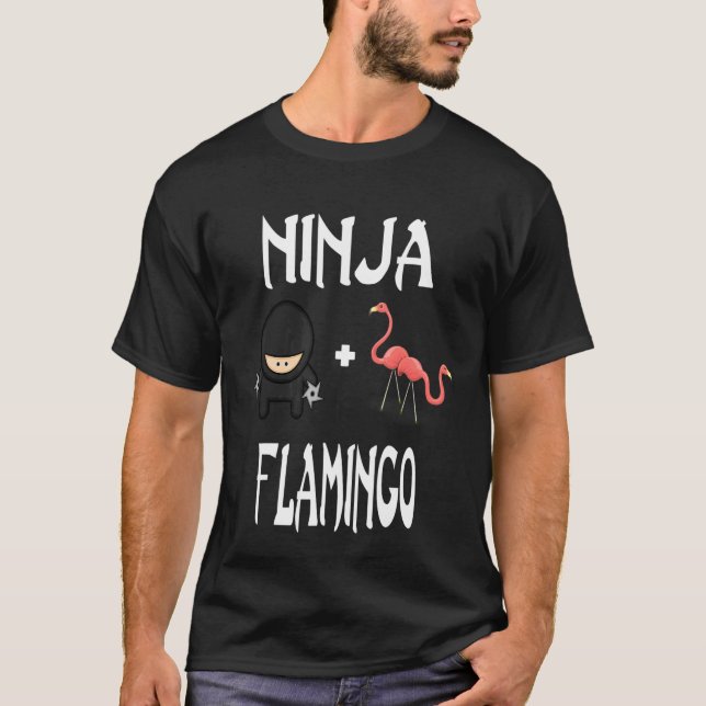 Camiseta Ninja Flamingo Flamingo Ninja (Anverso)