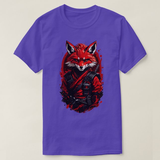 Camiseta Ninja Fox (Diseño del anverso)