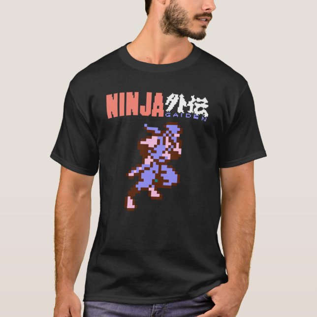 Camiseta Ninja Gaidens Ryu con logotipo esencial (Anverso)