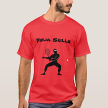 Ninja Habilidades Tenis Player Con Texto