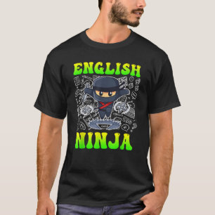 Camiseta ninja inglés Soy profesor de inglés
