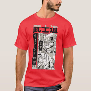 Camiseta Ninja japonés con Guay kanji guerrero japonés Kata