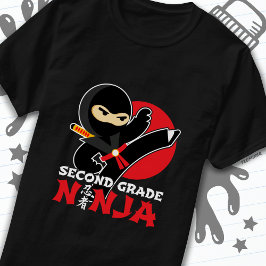 Camiseta Ninja Kick de 2º Grado De Regreso A La Escuela