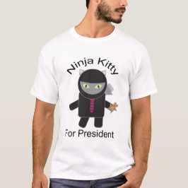 Camiseta Ninja Kitty Por La Presidenta Shirt