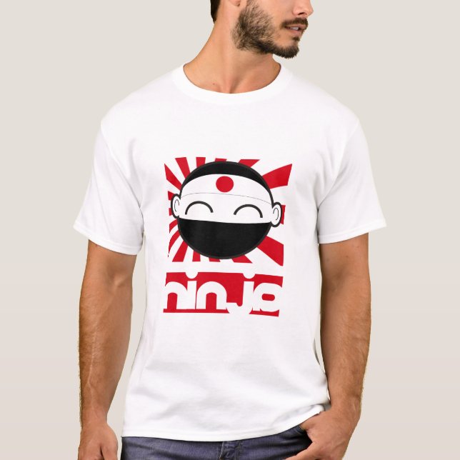 Camiseta Ninja llevado natural (Anverso)