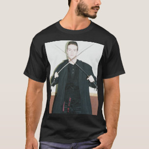 Camiseta Ninja metálico oscuro por el claro de luna