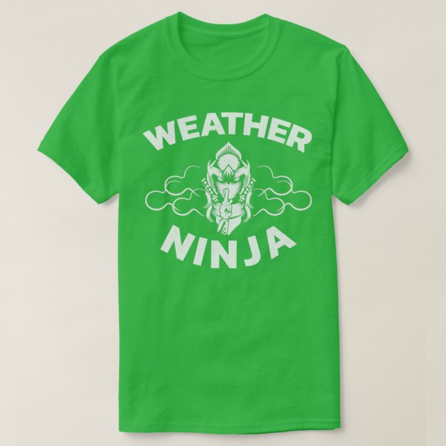 Camiseta ninja meteorológica (Diseño del anverso)