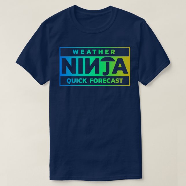 Camiseta ninja meteorológica (3) (Diseño del anverso)