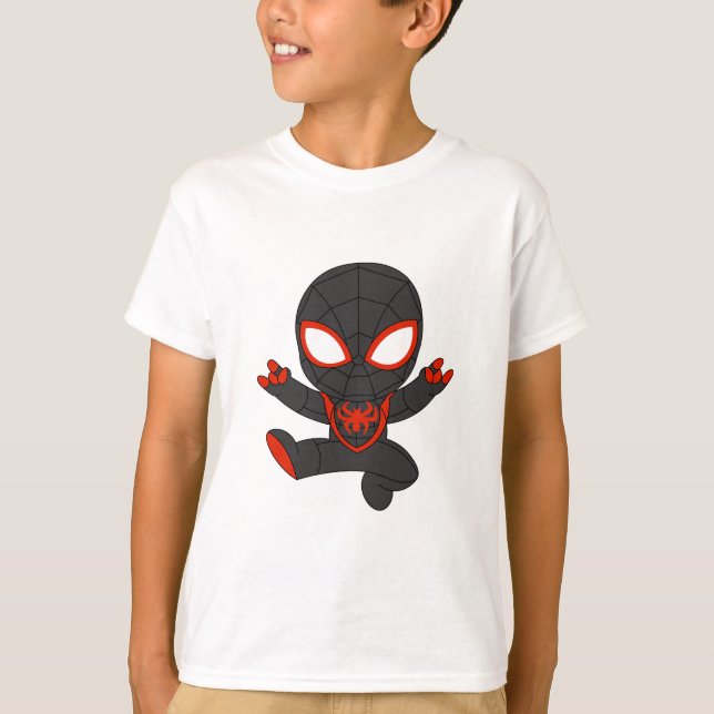 Camiseta ninja negra de bebé (Anverso)