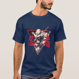 Camiseta Ninja Neon Shadow - Arte guerrero japonés dinámico