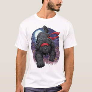Camiseta Ninja Newfie � Perro Grande Furtivo