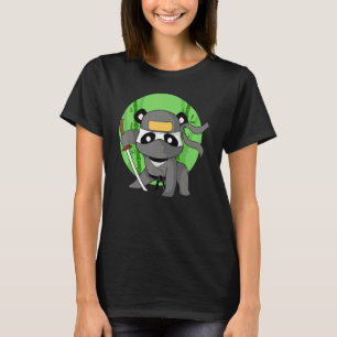 Camiseta Ninja Panda Bambus