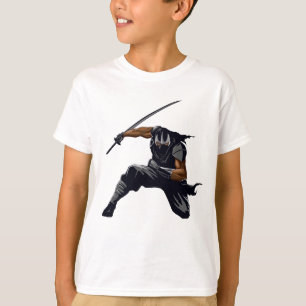 Camiseta Ninja para chicos. Gran cumpleaños o esp