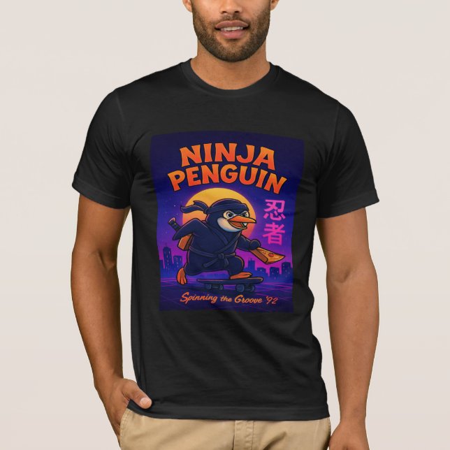 Camiseta Ninja Penguin (Anverso)