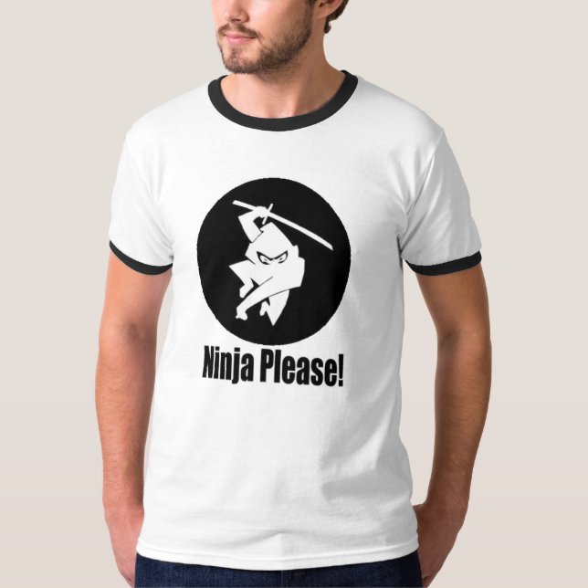 Camiseta Ninja por favor (Anverso)