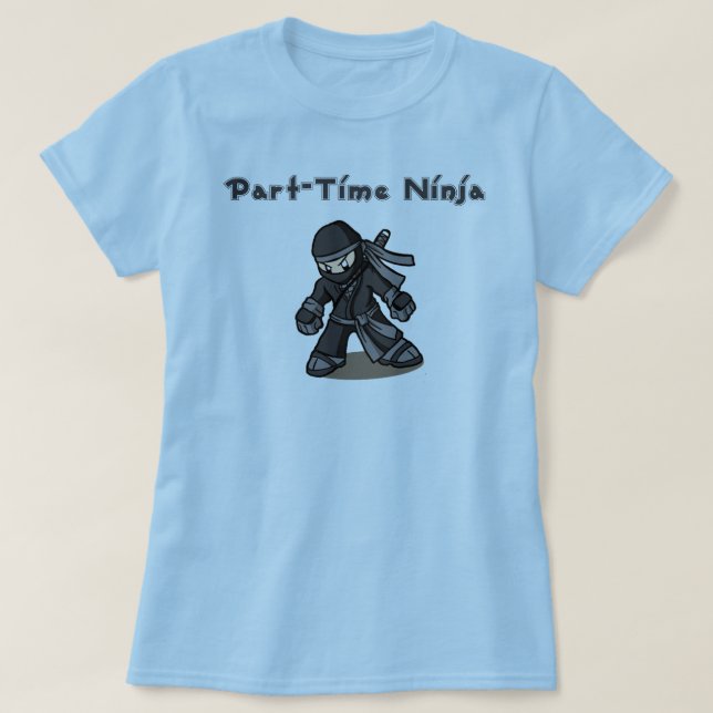Camiseta Ninja por horas (Diseño del anverso)