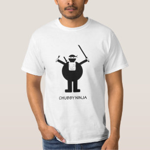 Camiseta ninja rechoncho