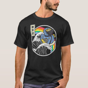 Camiseta Ninja Rubber Duck Surfing Kanagawa Wave Japón Vapo