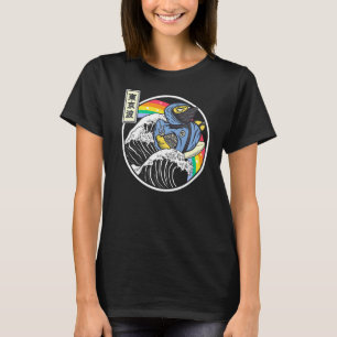 Camiseta Ninja Rubber Duck Surfing Kanagawa Wave Japón Vapo