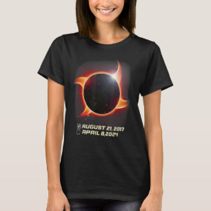 Camiseta Ninja Shuriken Total Solar Eclipse Check List Abr