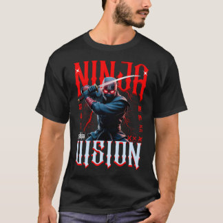 Camiseta Ninja sosteniendo Katana – Diseño de Arte de Estil
