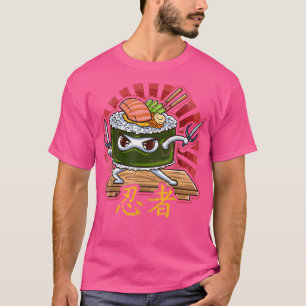 Camiseta Ninja Sushi Roll de Japón