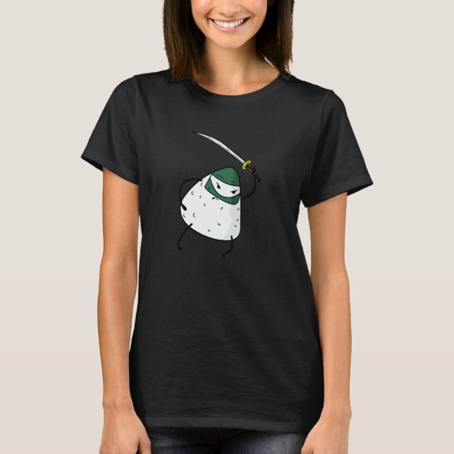 Camiseta Ninja Sushi With Samurai Sword (Anverso)
