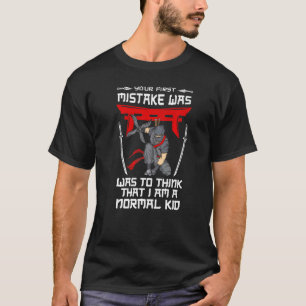 Camiseta Ninja Sword Samurai Ninjutsu Adultos Chicas mascul