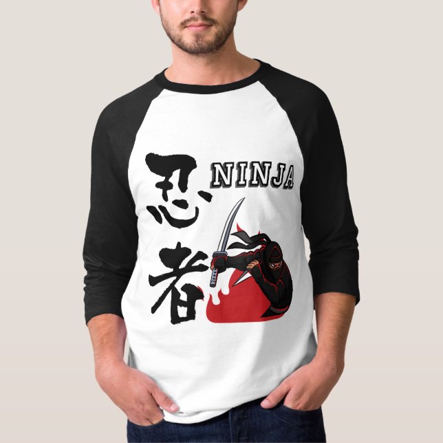 Camiseta Ninja - Time to go to battle- (Anverso)