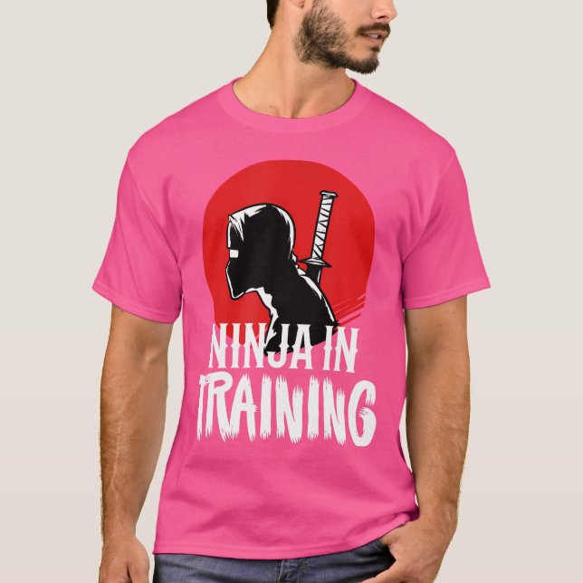 Camiseta Ninja Training Funny Training Karate (Anverso)